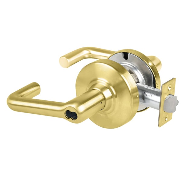 Schlage Grade 2 Storeroom Cylindrical Lock with Field Selectable Vandlgard, Tubular Lever, SFIC Less Core, S ALX80B TLR 606 - main